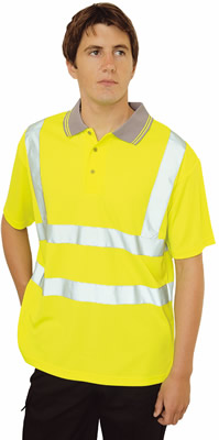 Hi Vis Polo Shirt Yellow